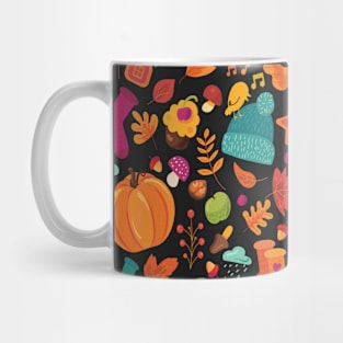 Fall Autumn Seamless Pattern Mug